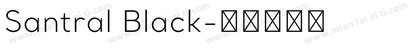 Santral Black字体转换